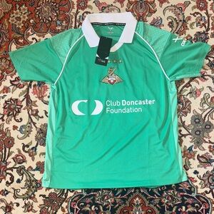 Doncaster Green Men's soccer Shirt 28 Louis Tomlinson